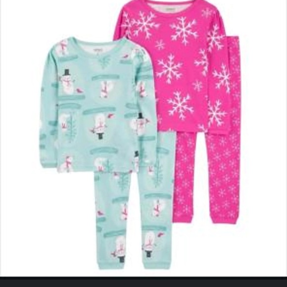 Carter's Other - Carters Just one You‎ Girls Holiday Christmas pajamas 2T